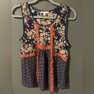Boho Flowy Tank